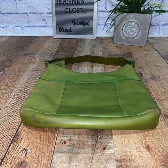 Kate spade green leather shoulder bag - Picture 5 of 12